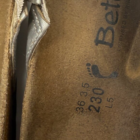 Birkenstock Betula Silver Crocodile Jeweled Sandals size 5 - Picture 8 of 16